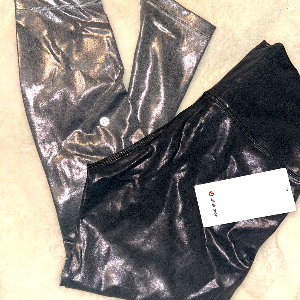 Lululemon Wunder Train 25” Foil Leggings. Brand ew with tags.
